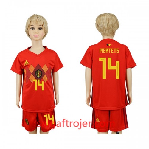 Belgien Fodboldtrøjer Mertens 14 Børn Hjemmebanesæt VM 2018 Belgien Fodboldtrøjer Mertens 14 Børn Hjemmebanesæt VM 2018